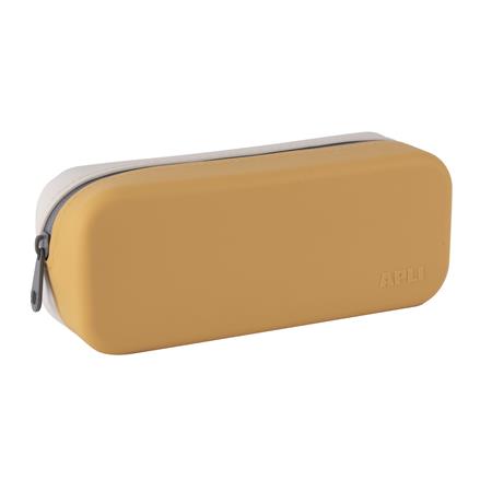 Tolltartó, display, cipzáras, szilikon, kétszínű, APLI "Up North", vegyes színek