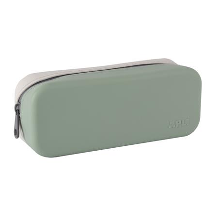 Tolltartó, display, cipzáras, szilikon, kétszínű, APLI "Up North", vegyes színek