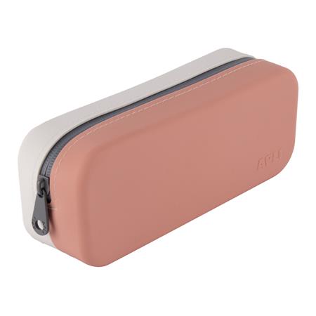 Tolltartó, display, cipzáras, szilikon, kétszínű, APLI "Up North", vegyes színek