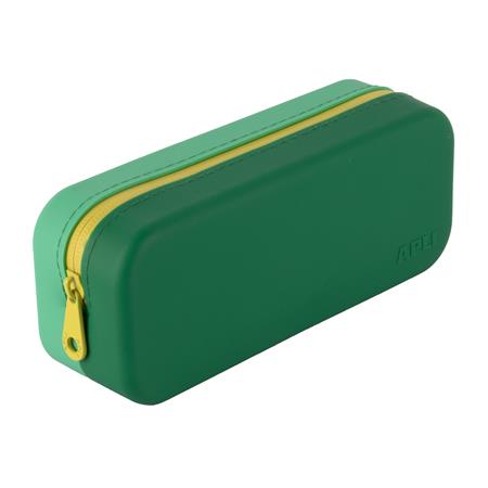 Tolltartó, display, cipzáras, szilikon, kétszínű, APLI "Vibrant", vegyes színek