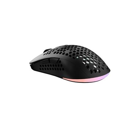 Egér, vezetékes, gaming, RGB, AVAX "LW01", fekete