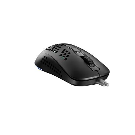 Egér, vezetékes, gaming, RGB, AVAX "LW01", fekete