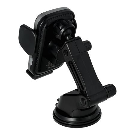 Autós töltő, vezeték nélküli, szellőzőrácsra/szélvédőre, AVAX "WH601 Freely+", fekete