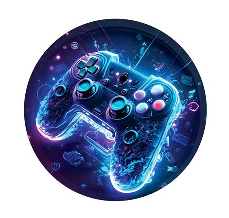 Matrica, tépőzáras, Classy Plus táskához, BELMIL "Gamer", gamer