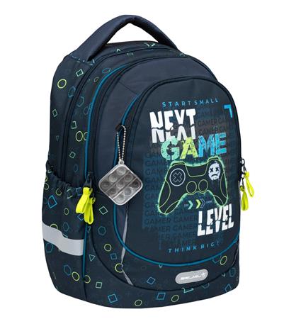 Iskolatáska, cipzáras, BELMIL "Leisure Plus Play Master", kontroller