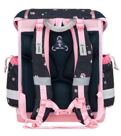 Iskolatáska, fémcsat, BELMIL "Classy Cute Kitten", cica