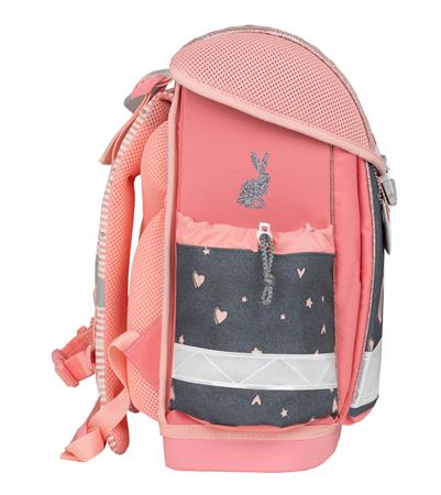 Iskolatáska, fémcsat, BELMIL "Classy Little Bunnies", nyuszi