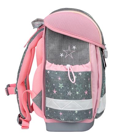 Iskolatáska, fémcsat, BELMIL "Classy Shine Bright", csillagok