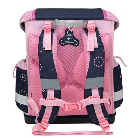 Iskolatáska, fémcsat, BELMIL "Classy Midnight Butterfly", éjféli pillangó