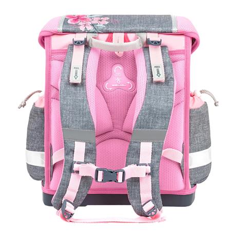 Iskolatáska, fémcsat, BELMIL "Classy Elegant", pillangó