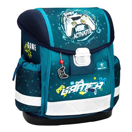 Iskolatáska, fémcsat, BELMIL "Classy Game Zone", kontroller