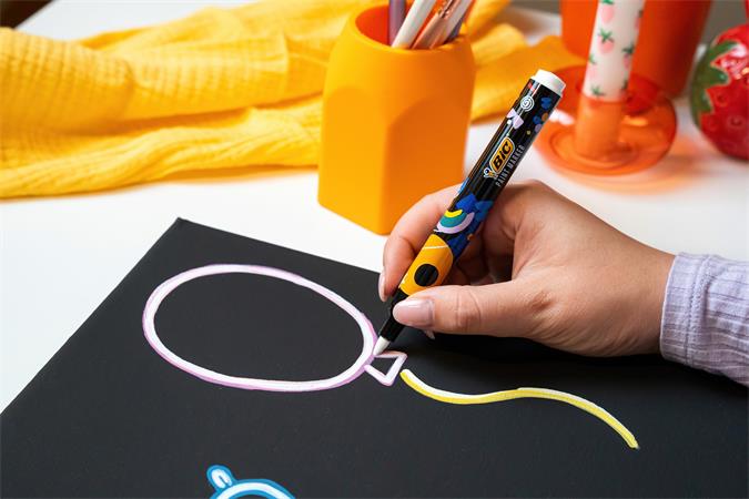 Dekormarker készlet, 1,5 - 2,3 mm, BIC, 4 különböző élénk szín