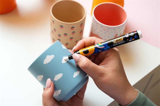 Dekormarker készlet, 1,5 - 2,3 mm, BIC, 4 különböző élénk szín