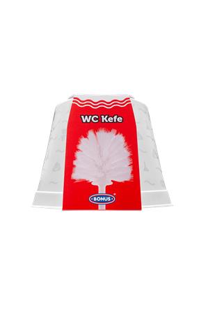 WC kefe, tartóval, BONUS, fehér