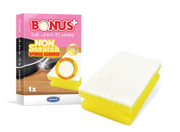 Mosogatószivacs, karcmentes, BONUS