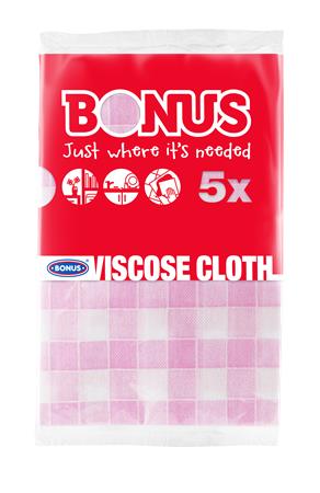 Mosogatókendő, viszkóz, 5 db, BONUS