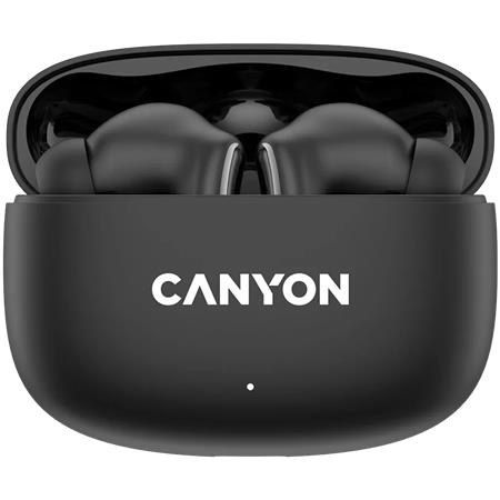 Fülhallgató, TWS vezeték nélküli, Bluetooth 5.4, CANYON "OnGo 9", fekete