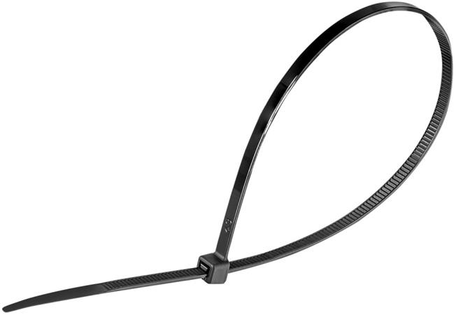 Kábelkötegelő, gyorskötöző, 4,8x300mm, DONAU "Tech", fekete