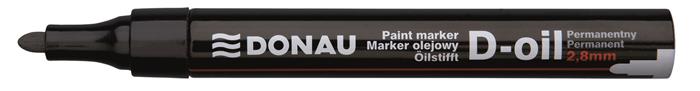 Lakkmarker, 2,8 mm, M, DONAU "D-oil", fekete