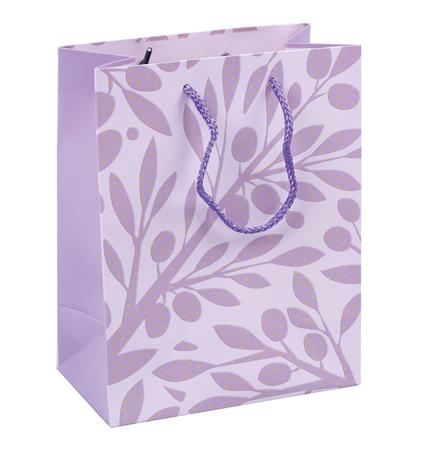 Ajándéktáska, zsinórfüles, 18x23x10 cm, DONAU "Home", vegyes minta