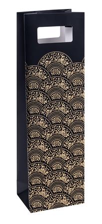 Italtartó tasak, 12x41,5x8 cm, DONAU "Home", vegyes minta