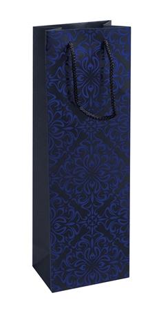 Italtartó tasak, zsinórfüles, 12x35,5x8 cm, DONAU "Home", vegyes minta