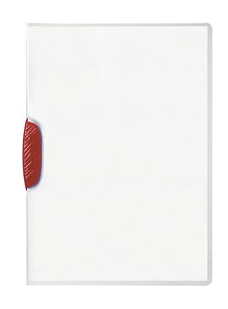 Gyorsfűző, klipes, A4, DURABLE "Swingclip® 30", piros