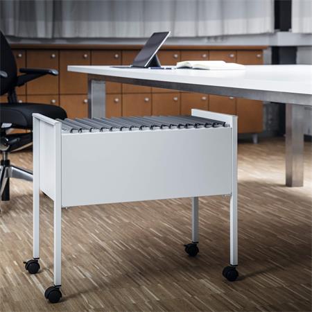 Függőmappa-állvány, görgős, DURABLE "Economy 80", szürke