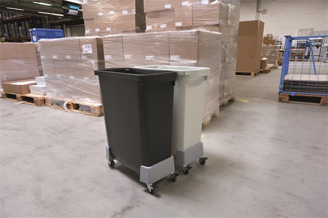 Szállítókocsi, 60 liter, rPP, DURABLE, grafit