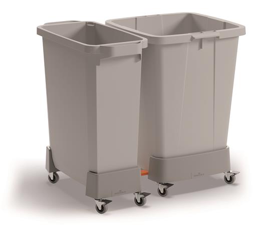 Szállítókocsi, 60 liter, rPP, DURABLE, grafit