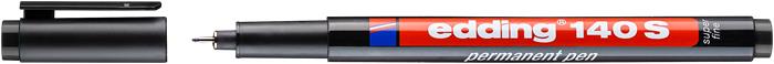 Alkoholos marker, OHP, 0,3 mm, EDDING "140 S", fekete