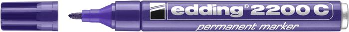 Alkoholos marker, 1,5-3 mm, kúpos, EDDING "2000", lila