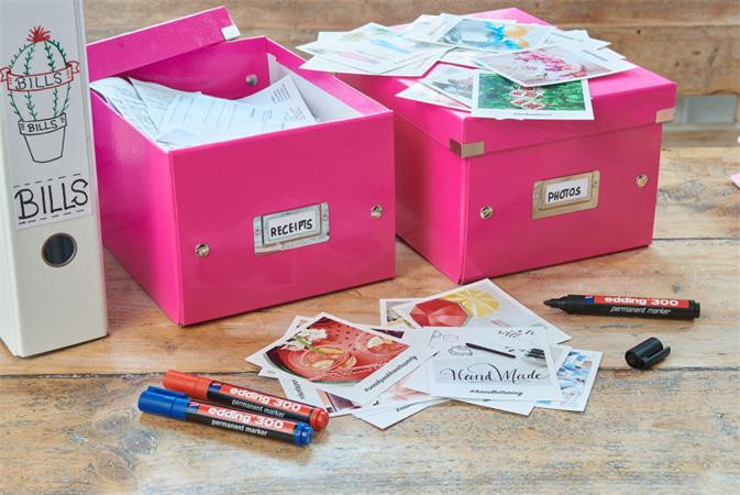 Alkoholos marker, 1,5-3 mm, kúpos, EDDING "300", fekete