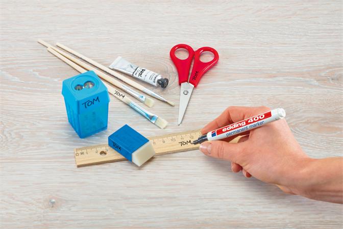 Alkoholos marker, 1 mm, EDDING "400", kék