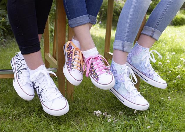 Textilmarker, 2-3 mm, kúpos, EDDING "4500", kék