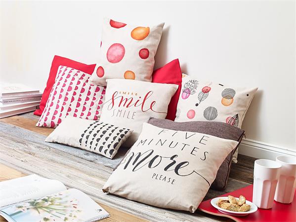 Textilmarker, 2-3 mm, kúpos, EDDING "4500", piros