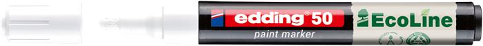 Lakkmarker, 2-3 mm, EDDING "50", fehér