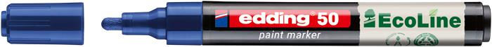Lakkmarker, 2-3 mm, EDDING "50", kék