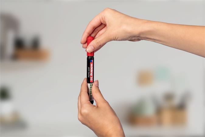 Lakkmarker, 2-3 mm, EDDING "50", kék