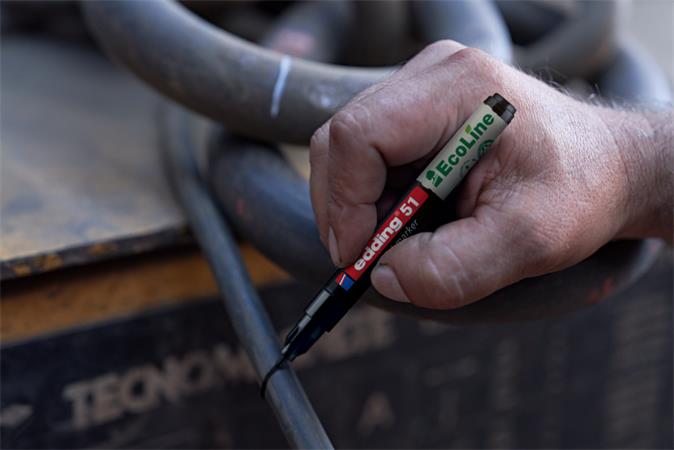 Lakkmarker, 1-2 mm, EDDING "51", sárga