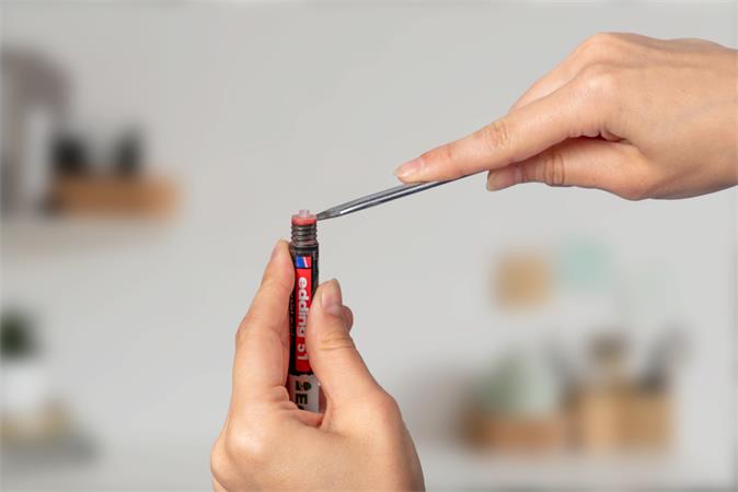 Lakkmarker, 1-2 mm, EDDING "51", sárga