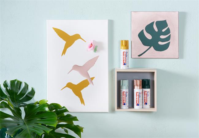 Akrilfesték spray, 200 ml, EDDING "5200", matt arany