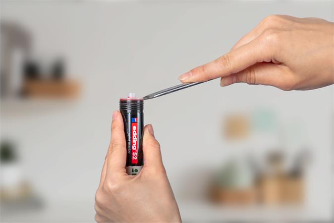 Lakkmarker, 4-15 mm, EDDING "52", fekete