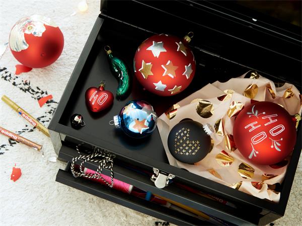 Lakkmarker, 1-2 mm, EDDING "751", piros