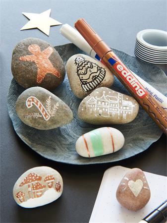 Lakkmarker, 1-2 mm, EDDING "751", barna