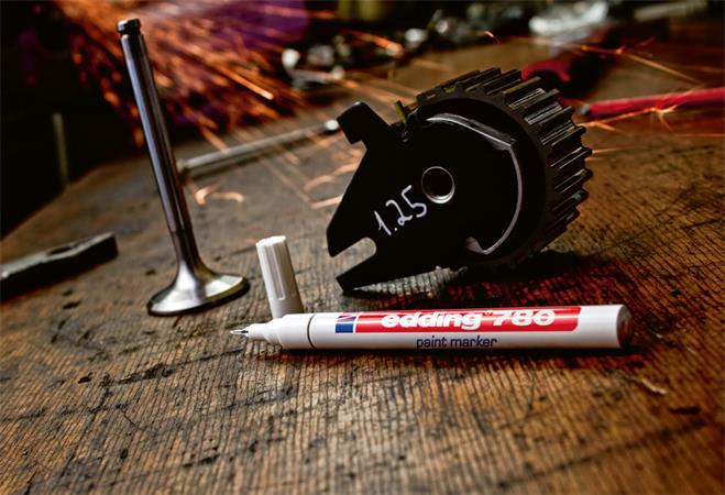 Lakkmarker, 0,8 mm, EDDING "780", zöld