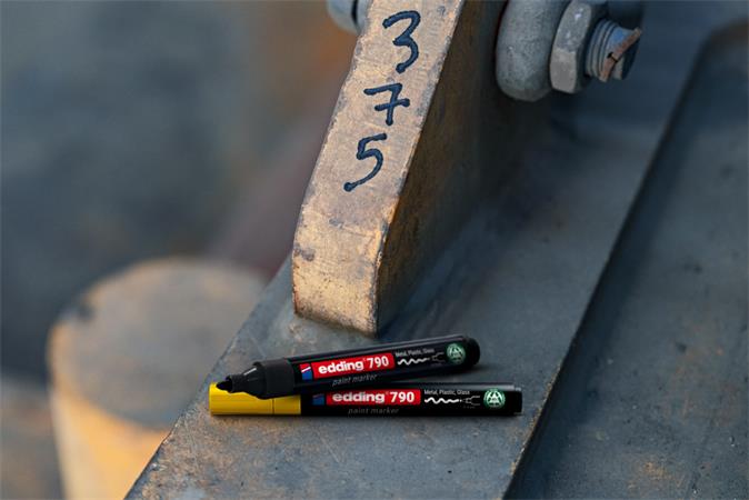 Lakkmarker, 2-3 mm, PCR, EDDING "790 PCR", sárga