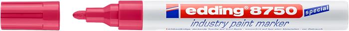 Lakkmarker, 2-4 mm, EDDING, "8750", piros