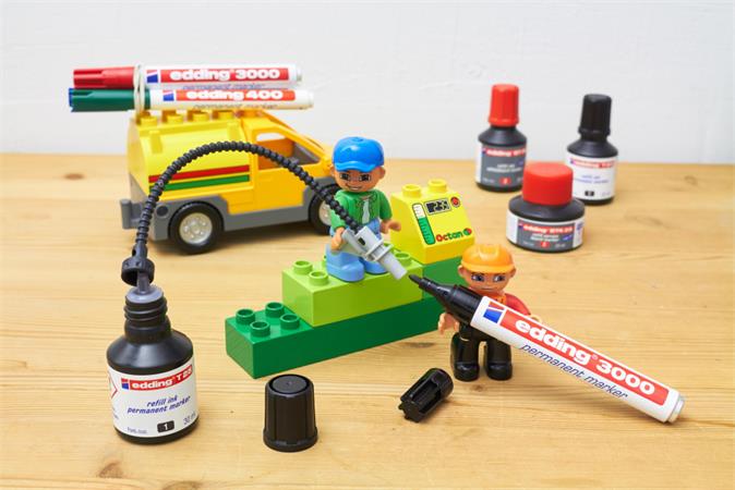 Utántöltő alkoholos markerhez, EDDING "T25", fekete