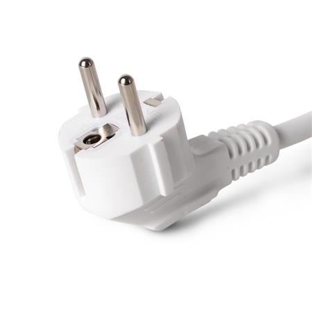 Elosztósor, 4 aljzat, 1,5 m, USB, kapcsolóval, ENTAC, fehér